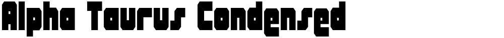 Alpha Taurus Condensed