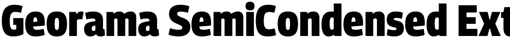 Georama SemiCondensed ExtraBold
