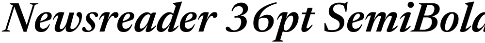 Newsreader 36pt SemiBold