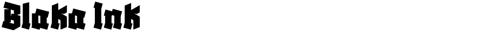 Blaka Ink