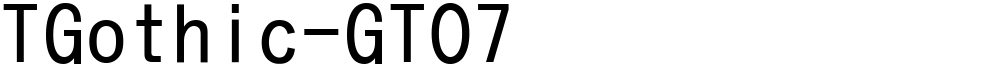 TGothic-GT07