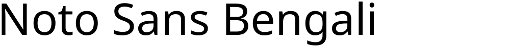 Noto Sans Bengali