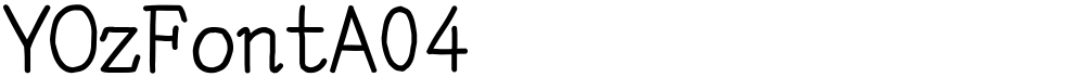 YOzFontA04