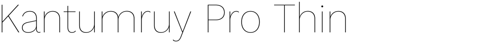 Kantumruy Pro Thin