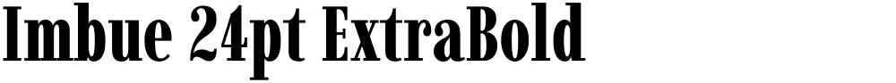 Imbue 24pt ExtraBold