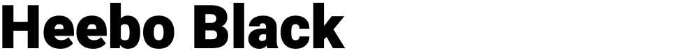 Heebo Black