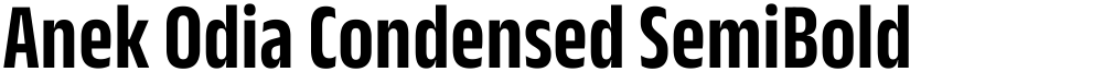 Anek Odia Condensed SemiBold