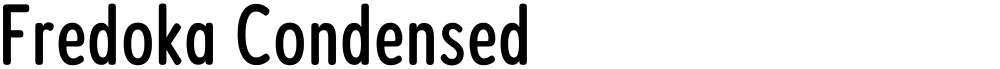 Fredoka Condensed