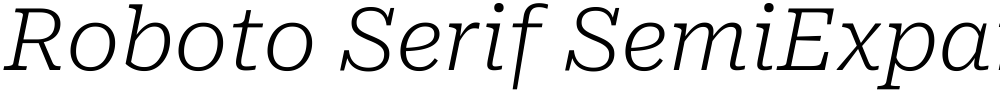 Roboto Serif SemiExpanded ExtraLight