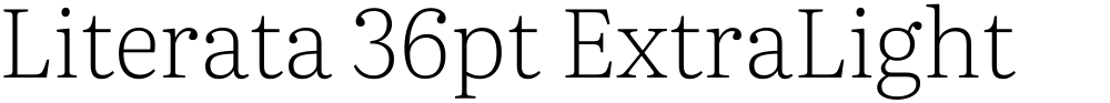 Literata 36pt ExtraLight