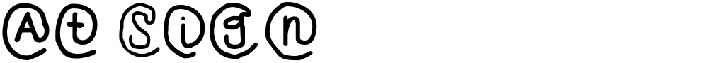 At Sign