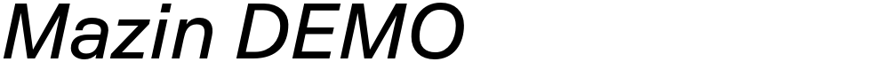 Mazin DEMO