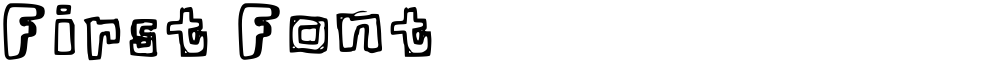 First Font
