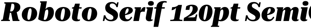Roboto Serif 120pt SemiCondensed ExtraBold