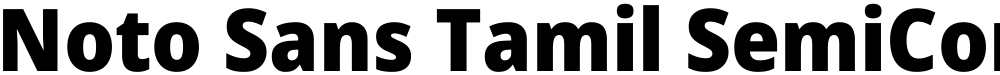 Noto Sans Tamil SemiCondensed Black