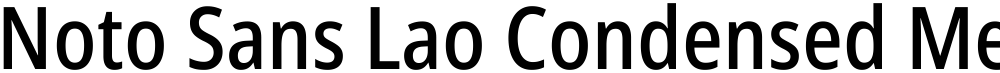 Noto Sans Lao Condensed Medium