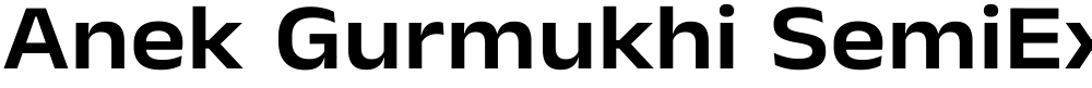 Anek Gurmukhi SemiExpanded SemiBold