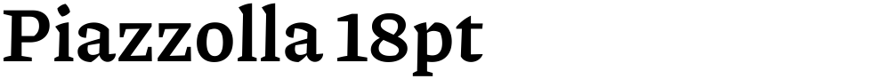 Piazzolla 18pt