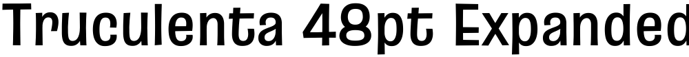 Truculenta 48pt Expanded SemiBold