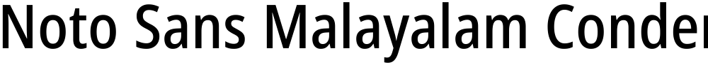 Noto Sans Malayalam Condensed Medium