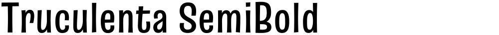 Truculenta SemiBold