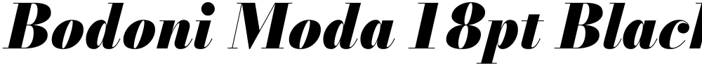 Bodoni Moda 18pt Black
