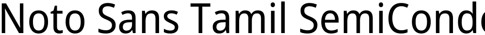Noto Sans Tamil SemiCondensed