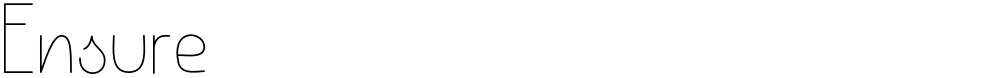 Ensure