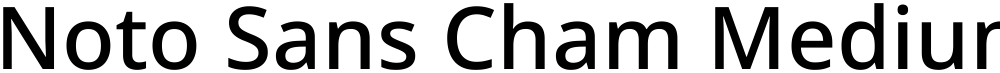 Noto Sans Cham Medium