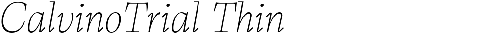 CalvinoTrial Thin