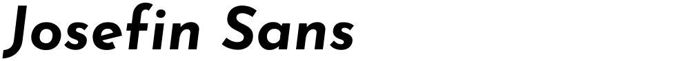 Josefin Sans