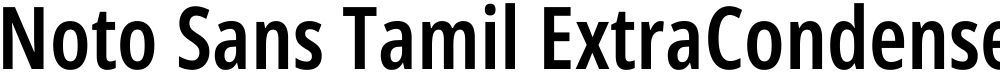 Noto Sans Tamil ExtraCondensed SemiBold