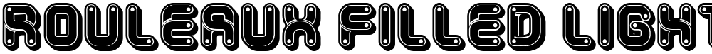Rouleaux Filled Light