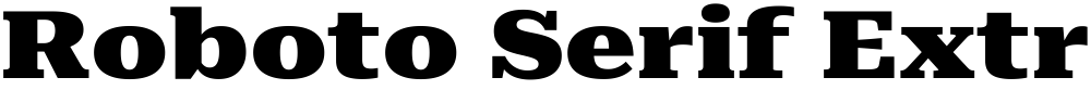 Roboto Serif ExtraExpanded Black