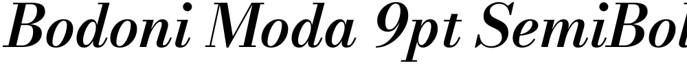 Bodoni Moda 9pt SemiBold