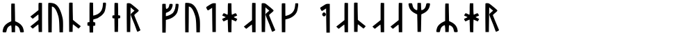 Younger Futhark Danaamyhr