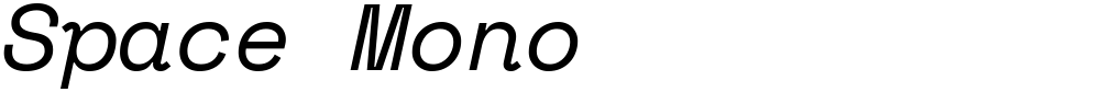 Space Mono