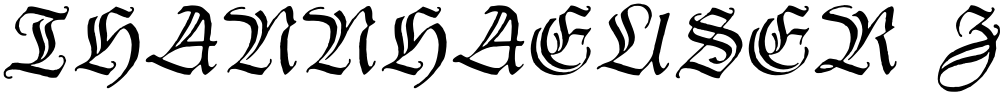 Thannhaeuser Zier