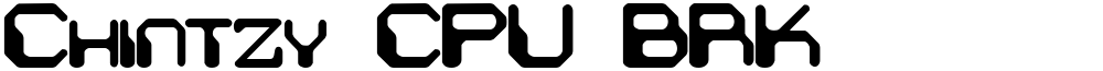 Chintzy CPU BRK