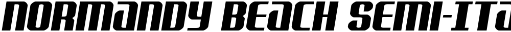 Normandy Beach Semi-Italic