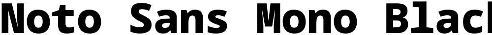 Noto Sans Mono Black