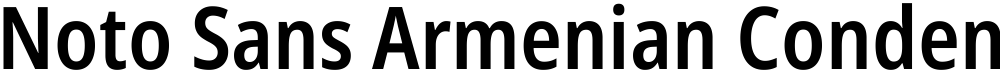 Noto Sans Armenian Condensed SemiBold