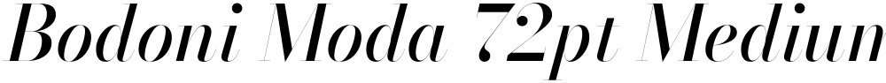 Bodoni Moda 72pt Medium