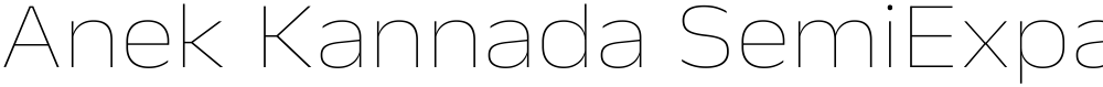 Anek Kannada SemiExpanded Thin