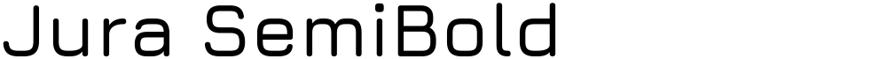 Jura SemiBold