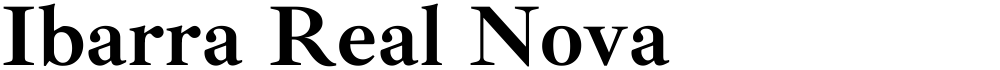 Ibarra Real Nova
