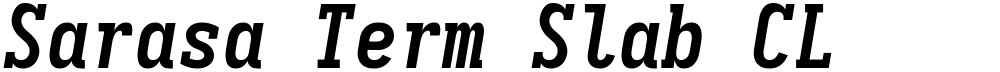Sarasa Term Slab CL