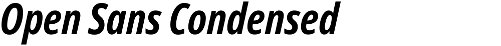 Open Sans Condensed