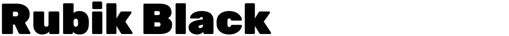 Rubik Black