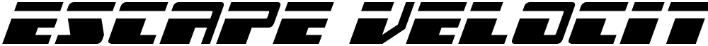 Escape Velocity Italic